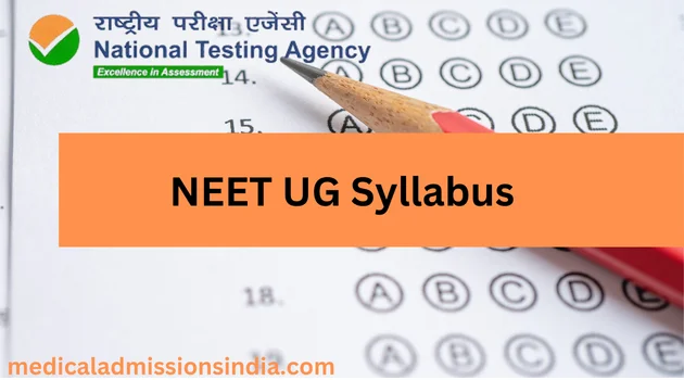 neet syllabus ug physic chemistry biology